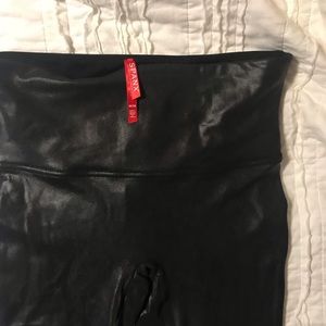 Spanx faux leather leggings